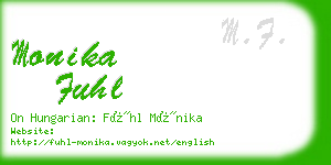 monika fuhl business card